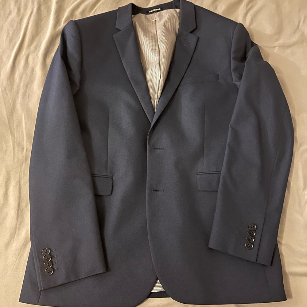 40R Express Navy Suit Extra Slim